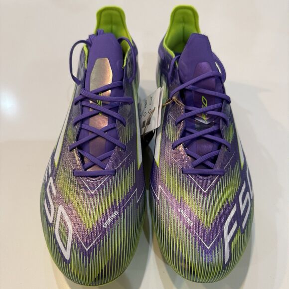 7.5 Men/8.5 Women - Adidas F50 Elite SG Purple Silver Soccer Cleats NEW JH7633 main image 5
